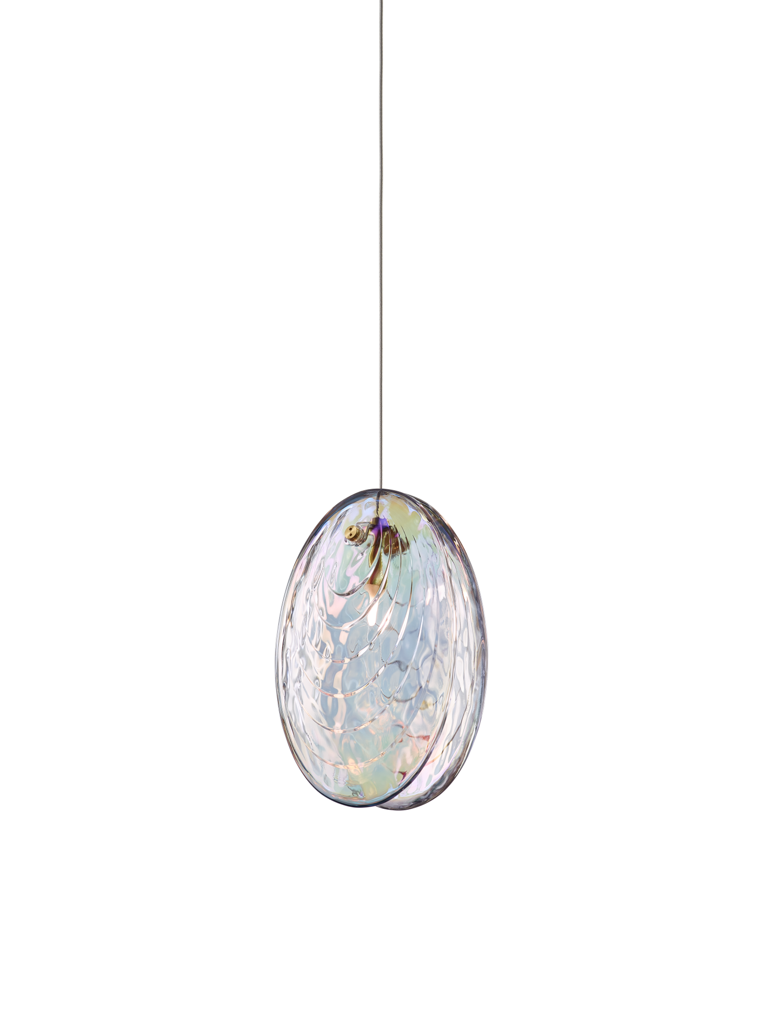 Подвесной светильник Mussels pearl/brushed gold