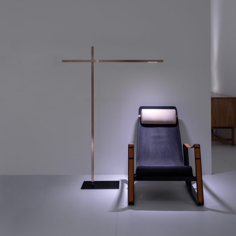 Торшер Hashi Matt Gold