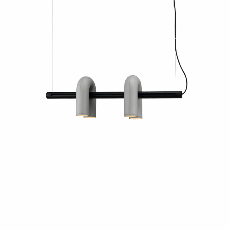 Модульный подвесной светильник Cirkus Track Modular Grey (900 x 2 pcs)