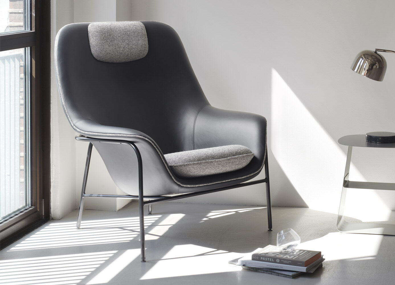 Кресло Drape High Steel
