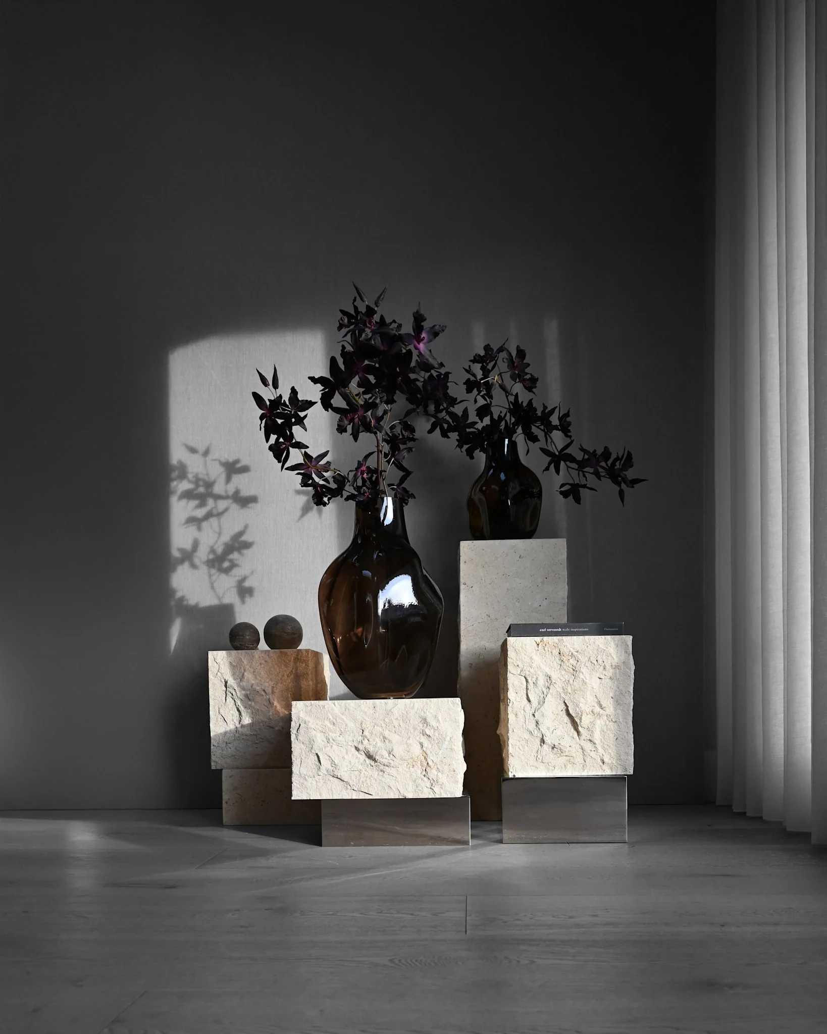 Bakku Vase, Big - Smoked Forest 101 Copenhagen