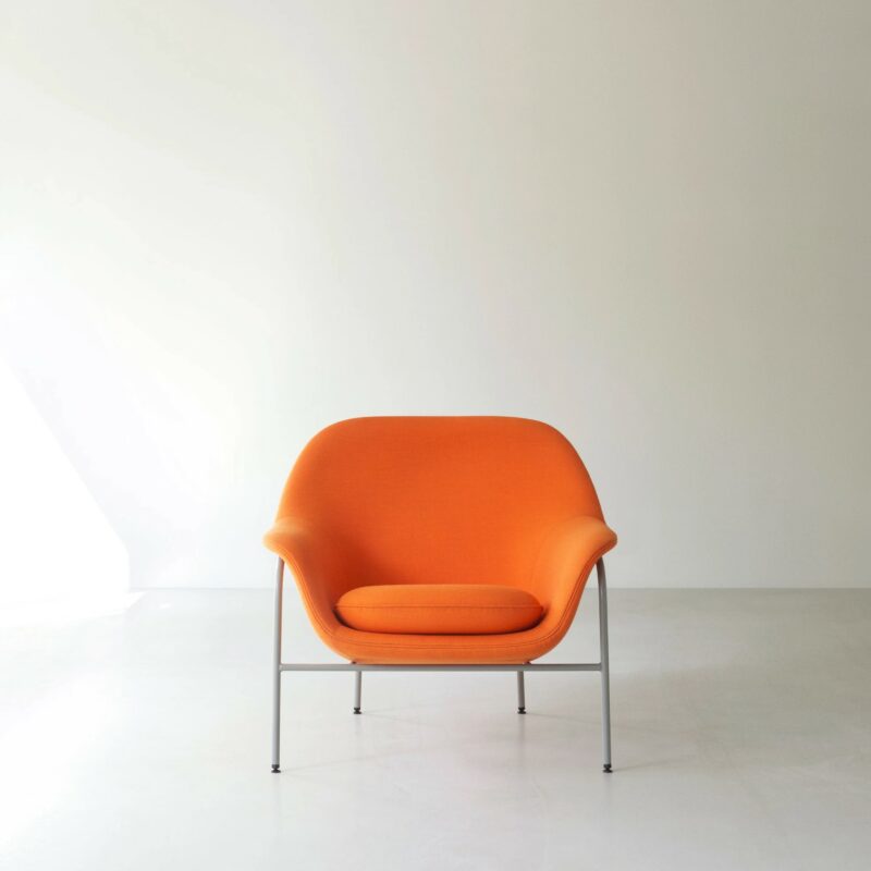 Кресло Drape Low Steel
