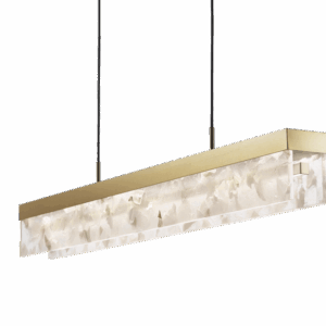 Fragment Line в цвете White с отделкой brushed gold
