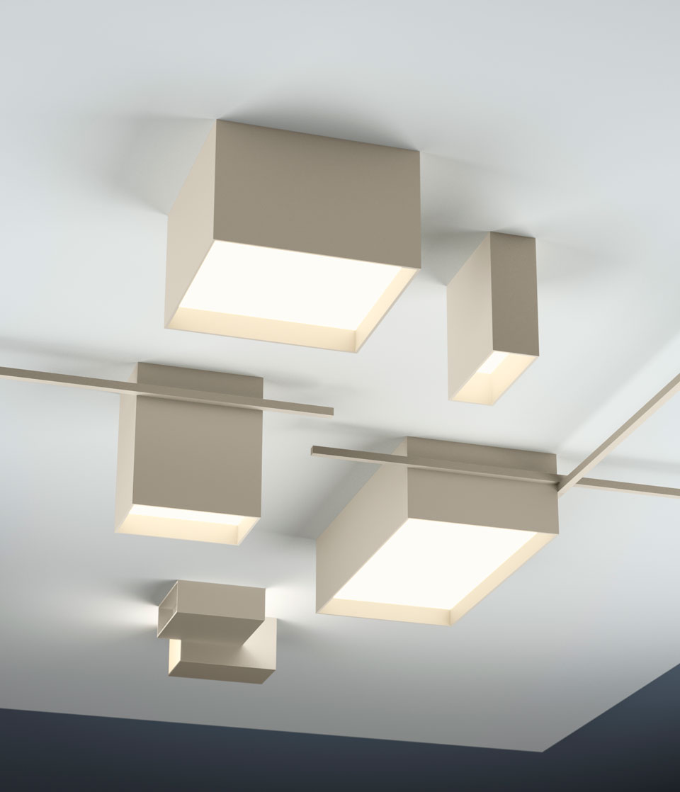 Потолочные светильники Structural от Vibia,