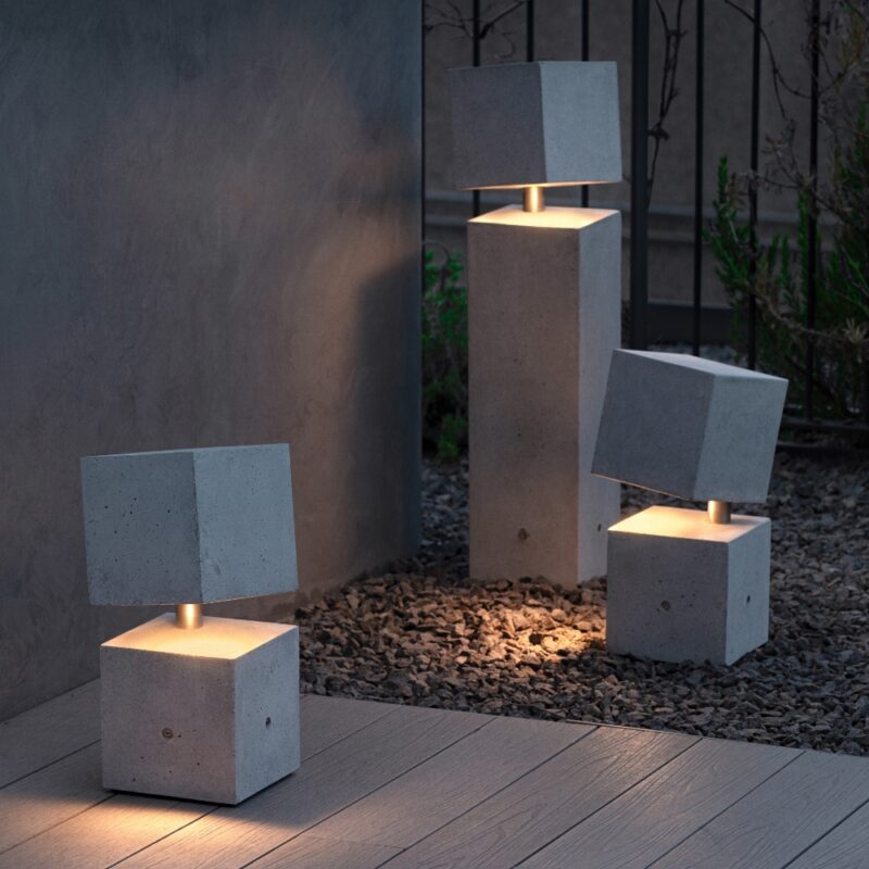 Уличные напольные светильники Break от Vibia
