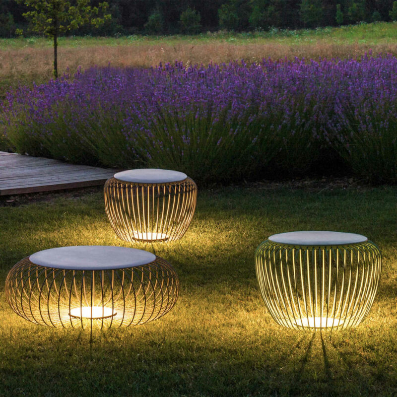 Уличные напольные светильники Meridiano от Vibia