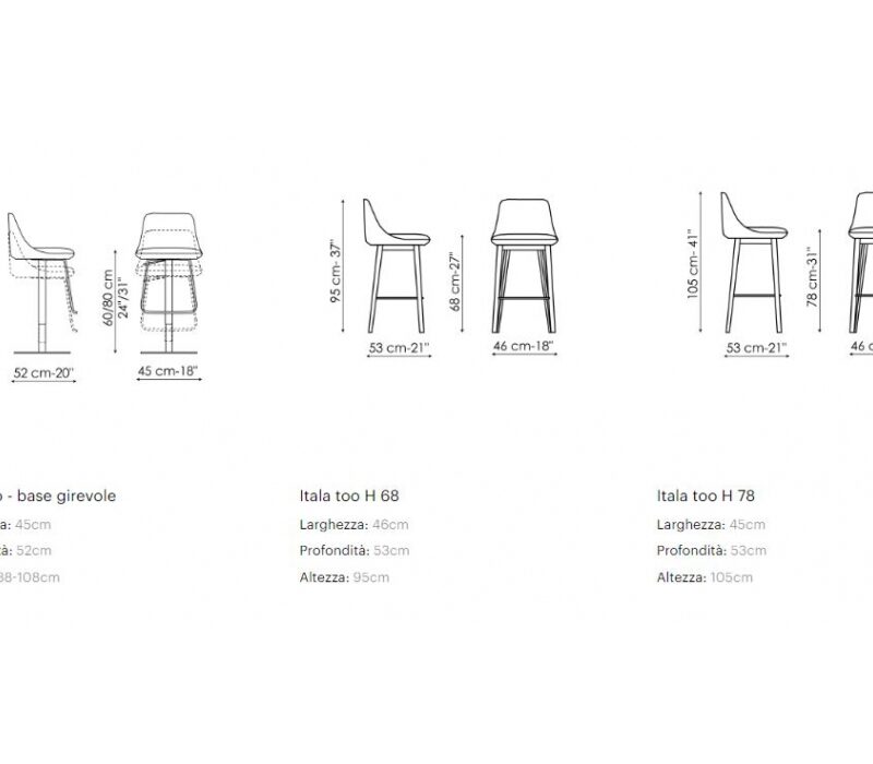 Барный стул Itala too