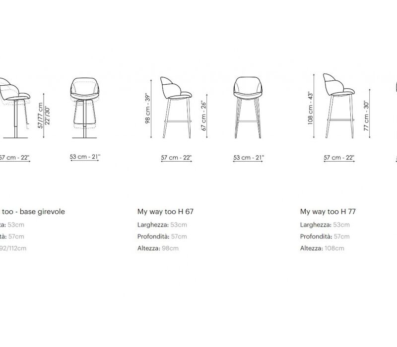 Барный стул My Way too