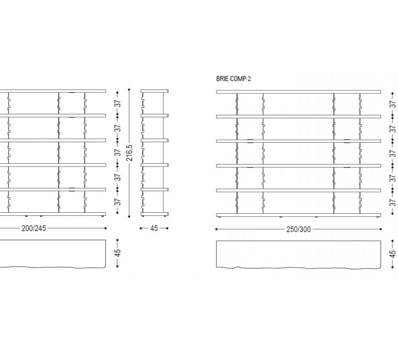 Книжный шкаф Brie