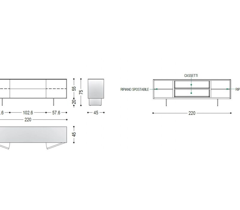 Комод Rialto Fly