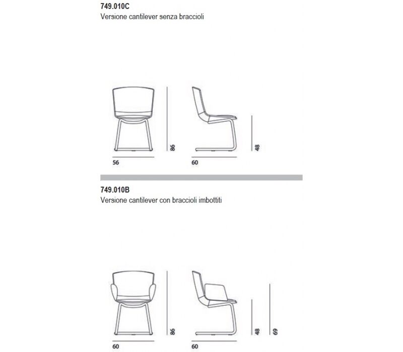 Кресло Calum Home Cantilever