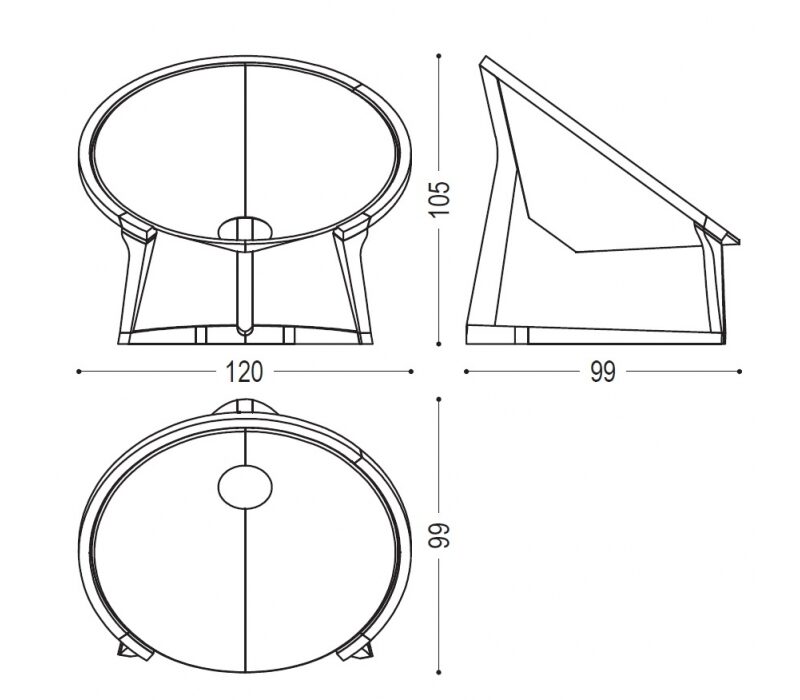 Кресло Yin & Yang
