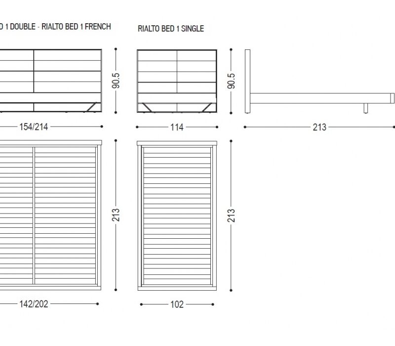 Кровать Rialto