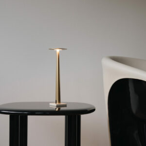 Настольная лампа Portable Marble - Gold/Travertino