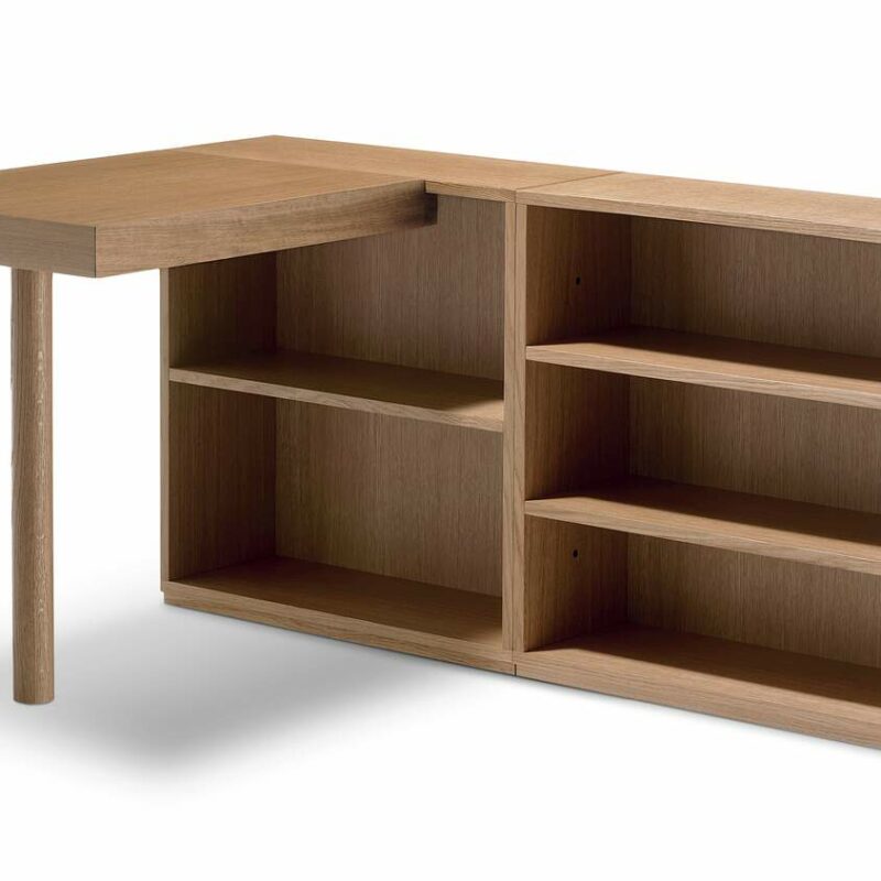 Письменный стол LC16 Table De Travail Avec Rayonnages