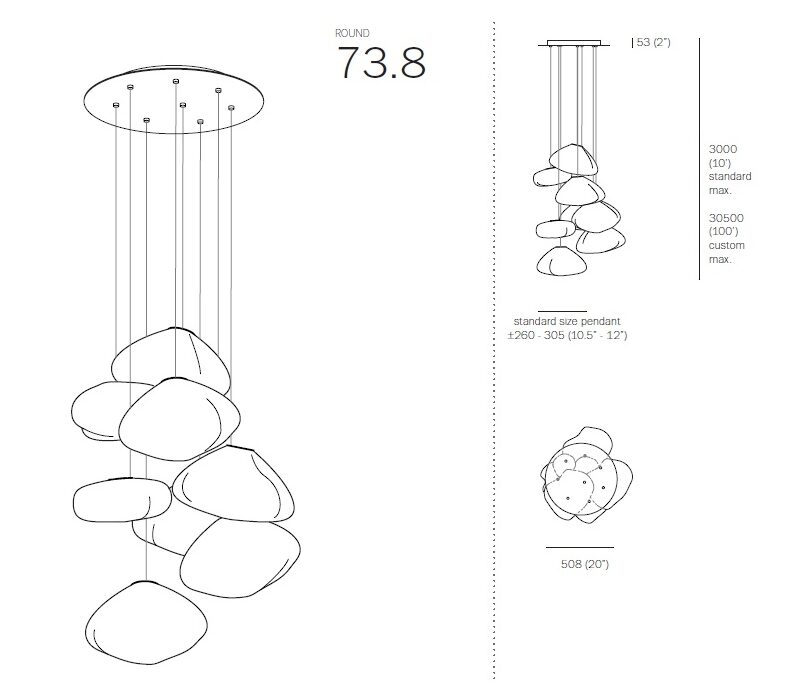 Подвесной светильник 73
