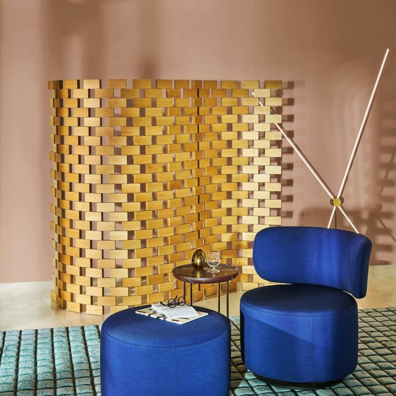 Разделитель комнаты с подсветкой