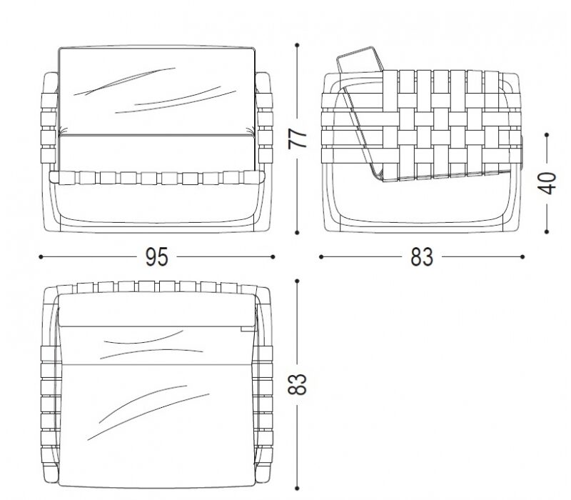 Кресло Bungalow outdoor