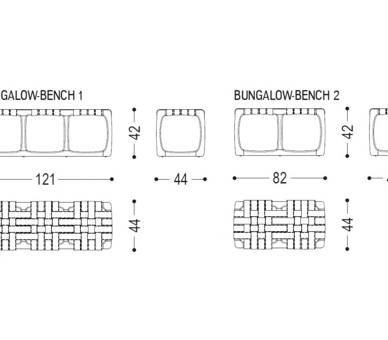 Скамья Bungalow outdoor