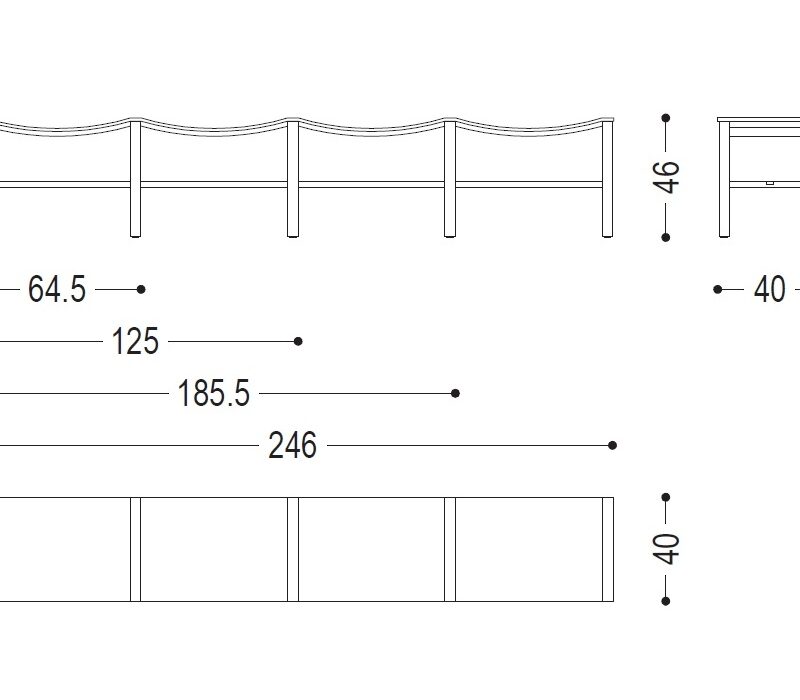 Скамья Piazza Scala