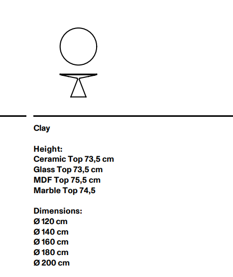 Стол Clay