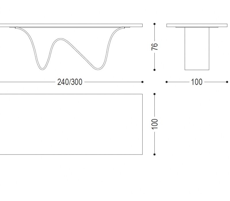 Стол Bree e Onda