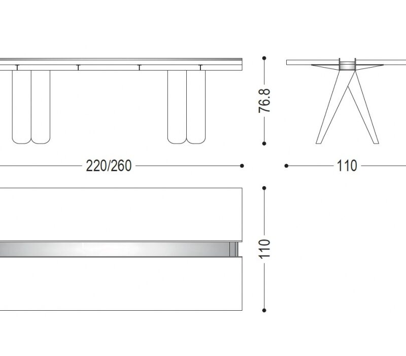 Обеденный стол Canal