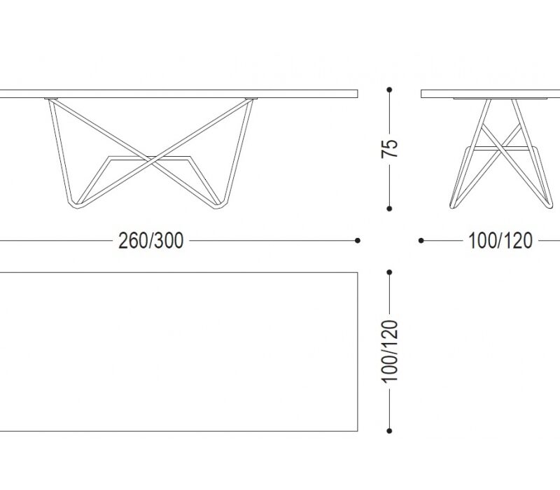 Обеденный стол Piano Design