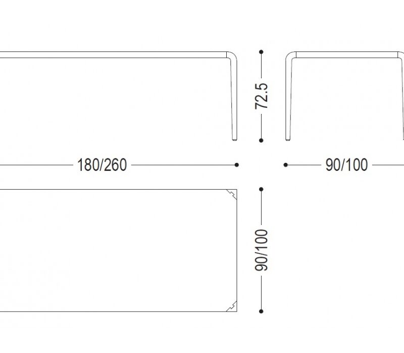 Обеденный стол Sleek