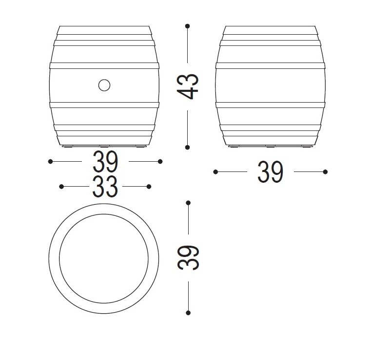 Табурет Botte