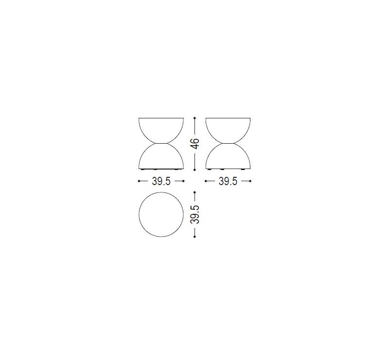 Табурет Clessidra Ceramica