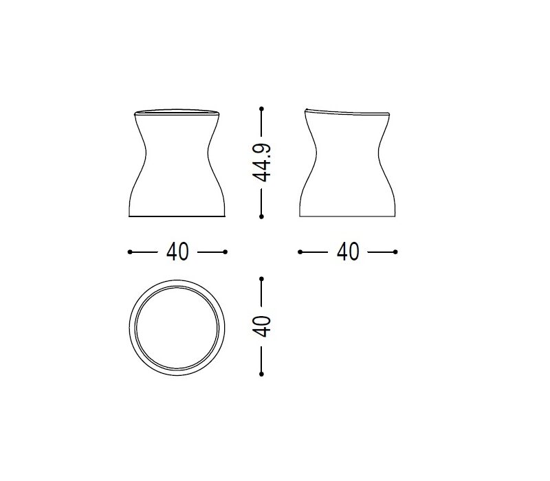 Табурет Rosa del Deserto