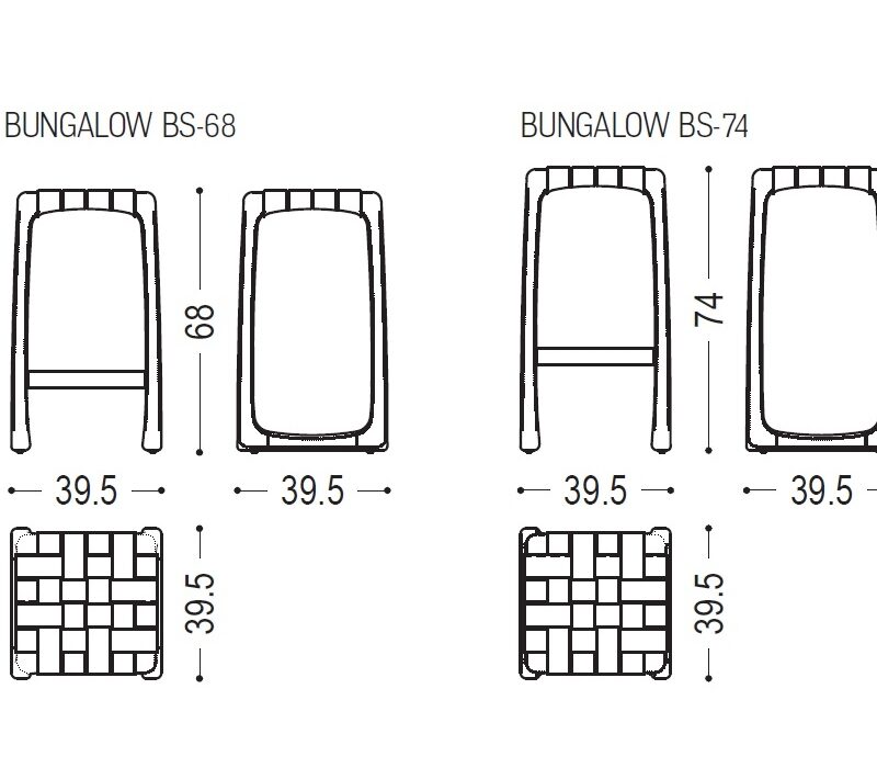 Барный стул Bungalow outdoor