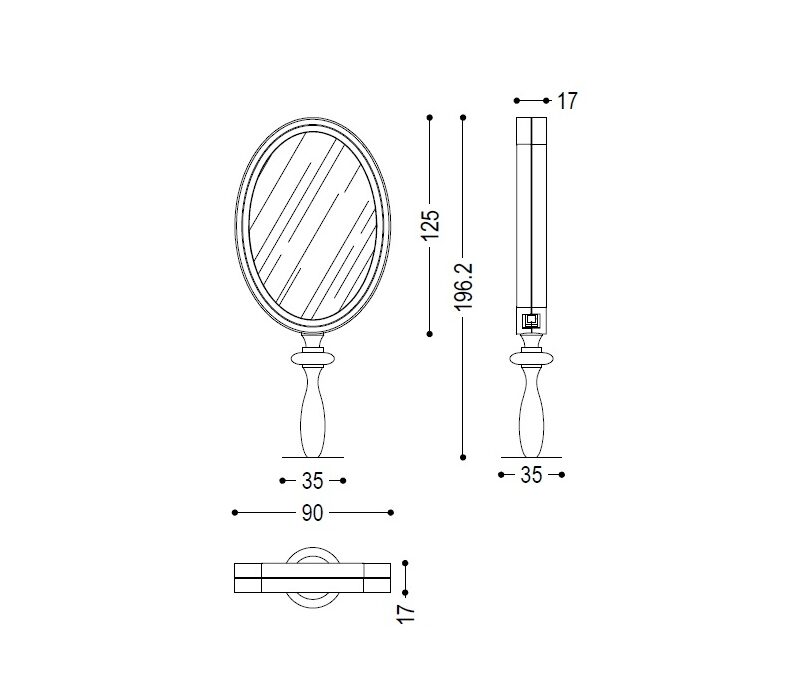 Напольное зеркало Mirror
