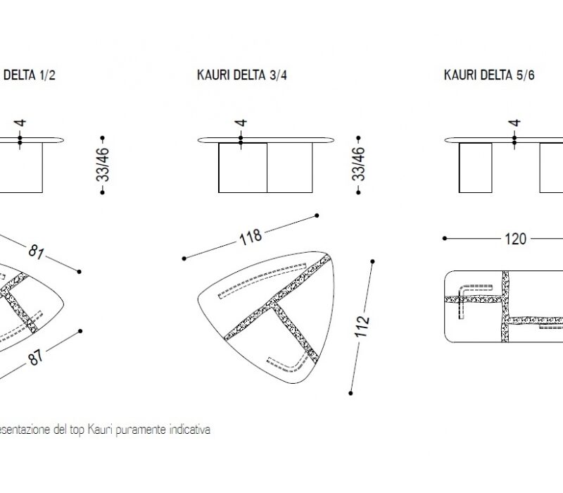 Журнальный стол Kauri Delta