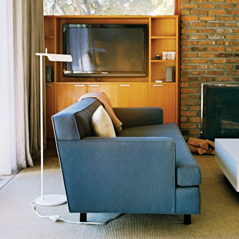 Торшер Tab White