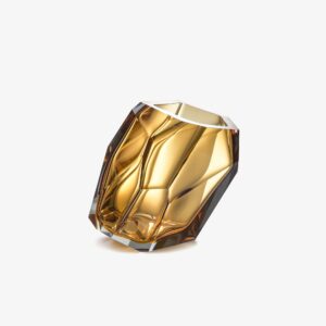 Ваза Crystal Rock Small Light Amber lasvit