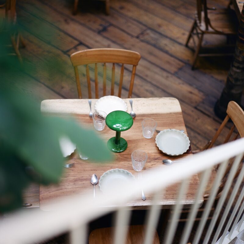 Настольная лампа Gustave Residential Lacquered Green