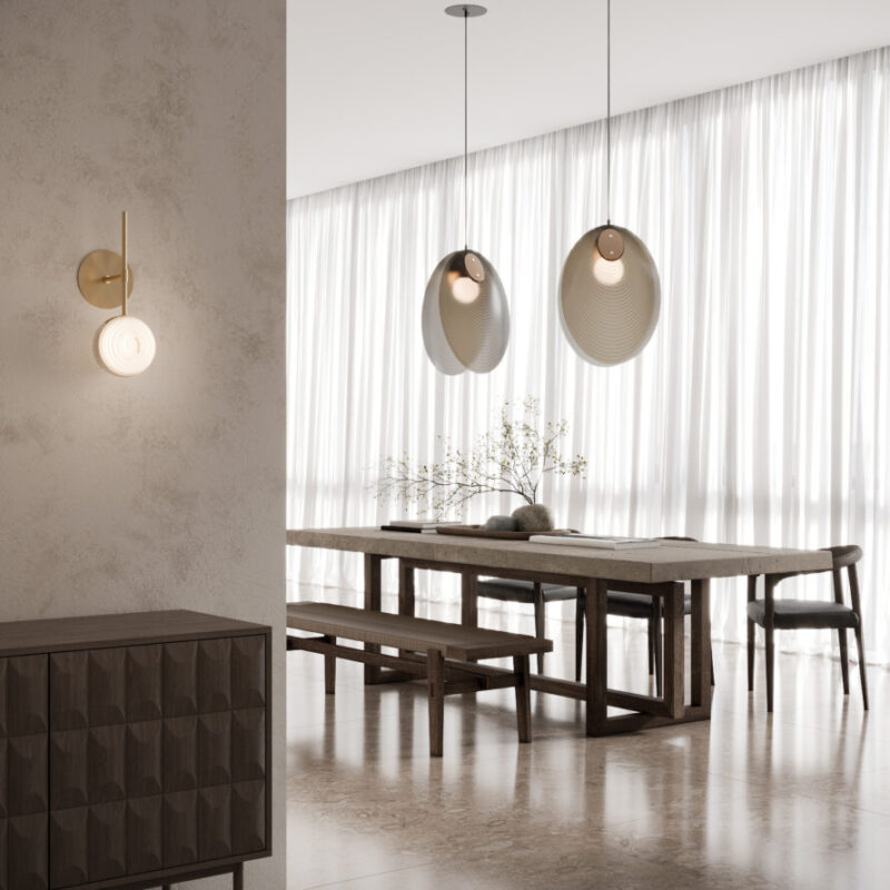 Настенный светильник Dark & Bright Star Large clear/brushed silver