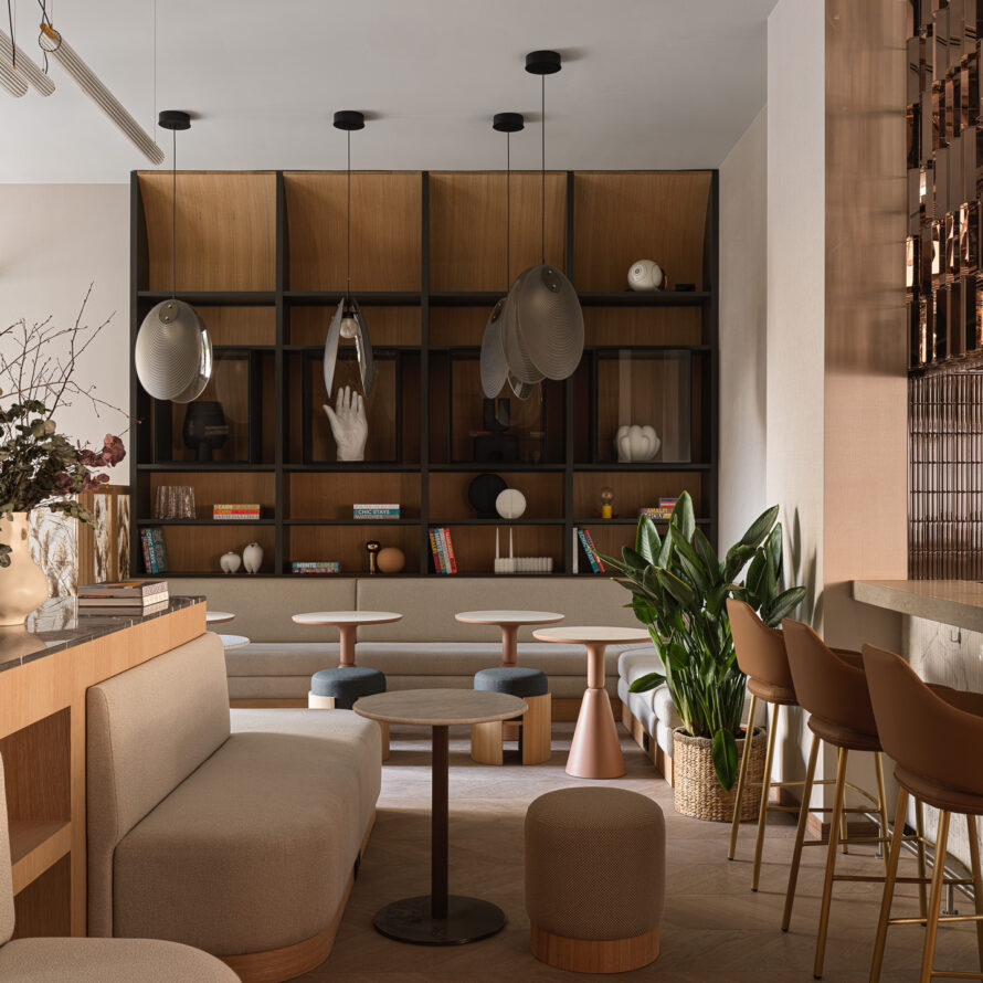 Подвесной светильник Ama Opened Bronze Matte