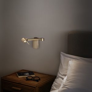 Настенный светильник Manhattan Satin brass