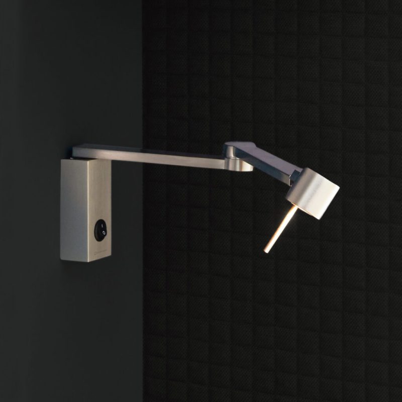 Настенный светильник Manhattan Satin nickel