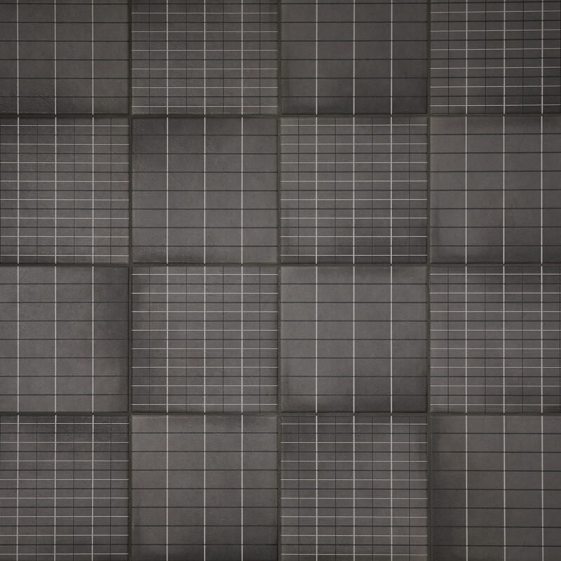 Керамическая плитка Aurore / Charcoal Grid L
