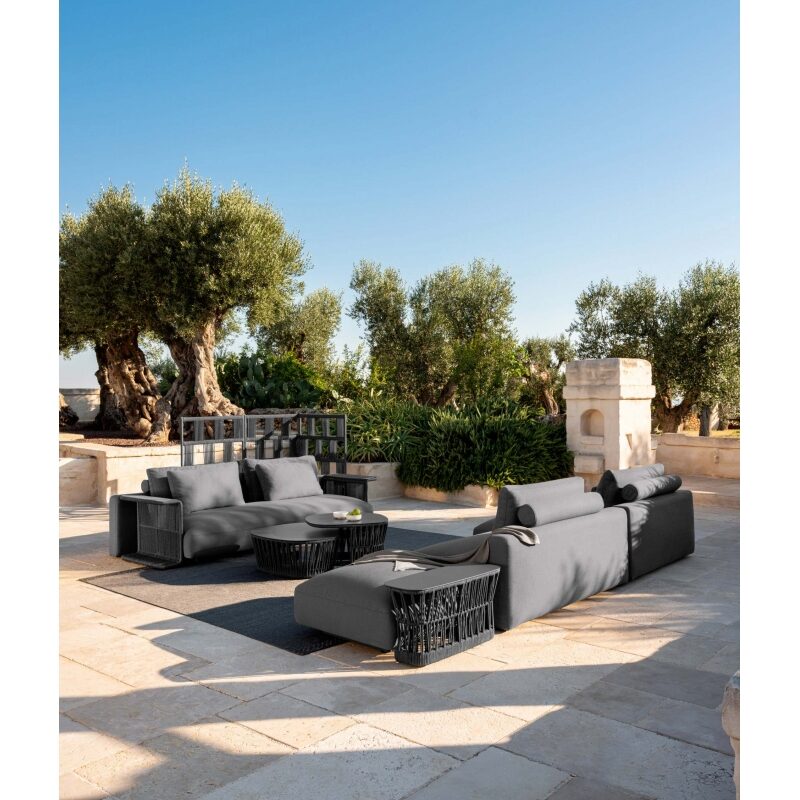 Модульный диван Cliff Deco Rope Backrest