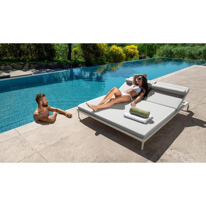 Шезлонг Cleo Soft Alu