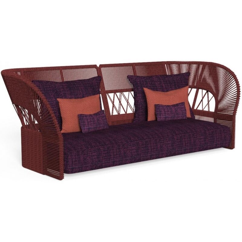 Диван двухместный Cliff Deco Rope Backrest