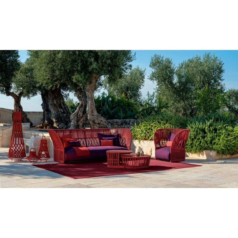 Диван двухместный Cliff Deco Rope Backrest